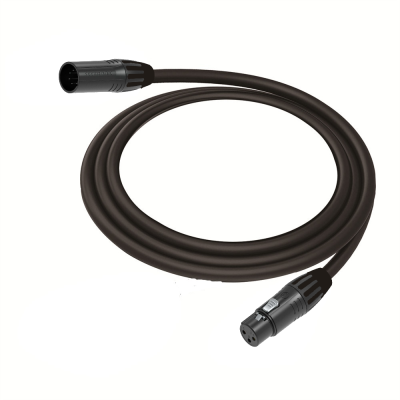 DMX cable, XLR 3p female to XLR 5p male 0,20 meter