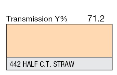 Lee Rol 442 - 1/2 CT Straw (7,62m x 1,22m)