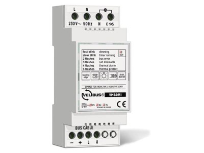 1-kanaals triacdimmer voor resistieve en inductieve belastingen