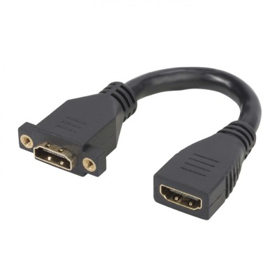 Multimedia cable HDMI-Adapterkabel, 19 x 0,09 mm² | HDMI® / HDMI®, HICON