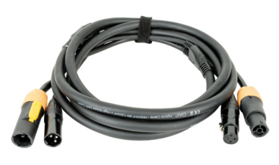 DAP FP22 Hybrid Cable - Power Pro True & 3-pin XLR - D MX / Power 6M