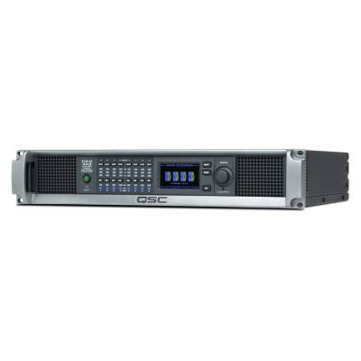 CX-Q 4K8 8-Channel 500W/CH Q-SYS network Amplifier, Lo-Z, 70V, 100V direct drive, FlexAmp™,  with Mic/line Inputs, 100-240V