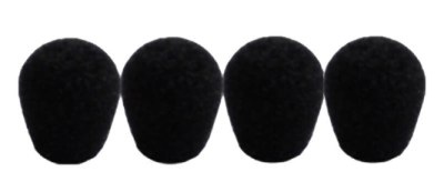 MiPro - 4CP0006 (black) - Foam Windscreen fits MU-55L & MU-55HN (pack of 4)