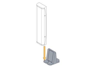 Pair of brass docks for Lyzard -KZ14 White