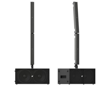 KS4-I + KS4P-I + 4 x KY102I, mounting hardware (cases excl.), Black