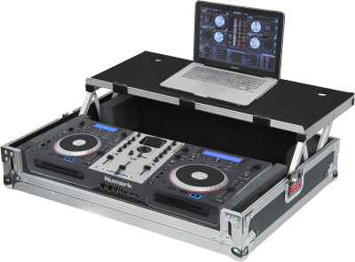 HORS CATALOGUE / Flight Case DJ / Contrôleurs / Bois G-Tour pour Pioneer Ergo avec bras