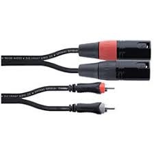 (EOL) 2x RCA M / 2x XLR M - 6m