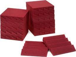 Auralex 2 inch DST 114 panel, 24-Pack 30x30x1cm, Burgundy