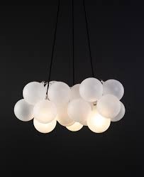 JEAN - LMF -Hanging 2D Bubble- Diam. 0,96m -LED  Warm white- Grey Struct.-230V