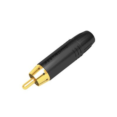 RCA Plug Male Black