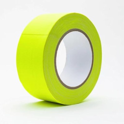 UT120 ducttape fluor P 25mm /25m yellow WRITABLE