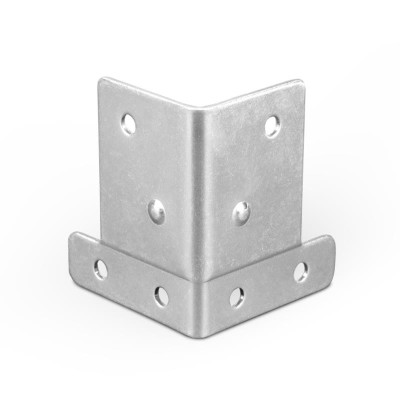 L-Corner 60 mm x 50 mm Angled for 6111, Galvanized