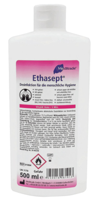 Ethasept¶© Hand Sanitiser - Blocked Stock Hygi-Box, 500 ml-Bottle