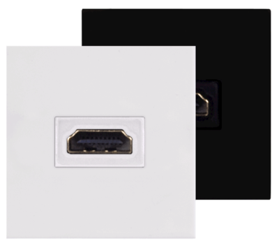 Audac CP45HDM/W - Connection plate HDMI 45 x 45 mm White version