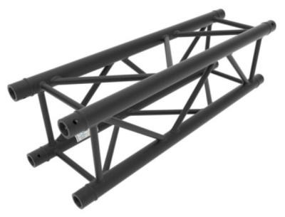 Square aluminium truss - W 290 mm L 29 cm - Black