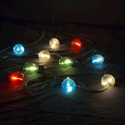 E27 - Guirlande guingette | L4,5m- 10LED | 230V Multicolore