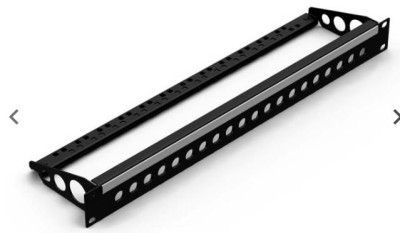 Penn R2280-1U-20 - 1HE frontplaat, 20x BNC-gat, - zwart - prijs per 1 stuk - 1U front plate, 20x BNC hole, - black - price per piece