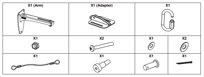 Fixed hanging bracket for PS15-R2