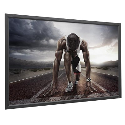 Full Vision Matte White HDTV (16:9) 197x350