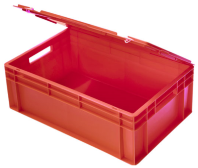 (52)KOFFER VOOR HARDCUPS ROOD - 600X400X170MM - per piece