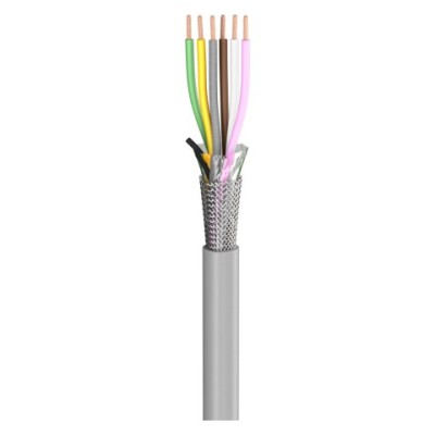 control lead SC-Control Flex; 6 x0,50 mmì; PVC, flame-retardant,  7,20 mm; grey