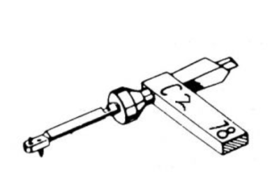 Turntable Stylus SS/DS TETRAD C-2